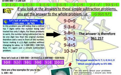 Vedic mathematics article 2: subtraction of numbers from 10, 100, 1000, 10 000, etc.