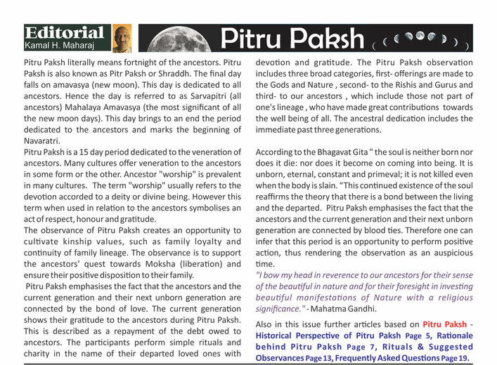 Full insight into Pitru Paksh