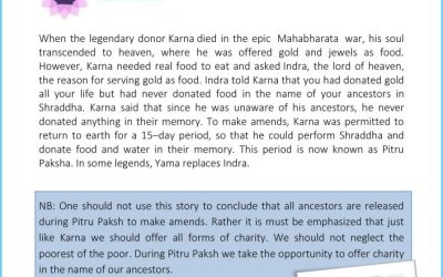 Historical Perspective of Pitru Paksh